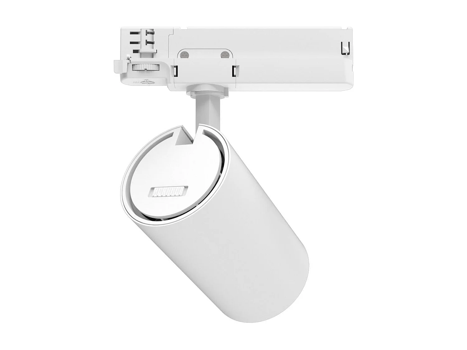 Spot LED sur Rail Triphasé 30W Fasano CCT Sélectionnable Dimmable DALI Blanc 2700K - 3200K - 4000K Sélectionnable