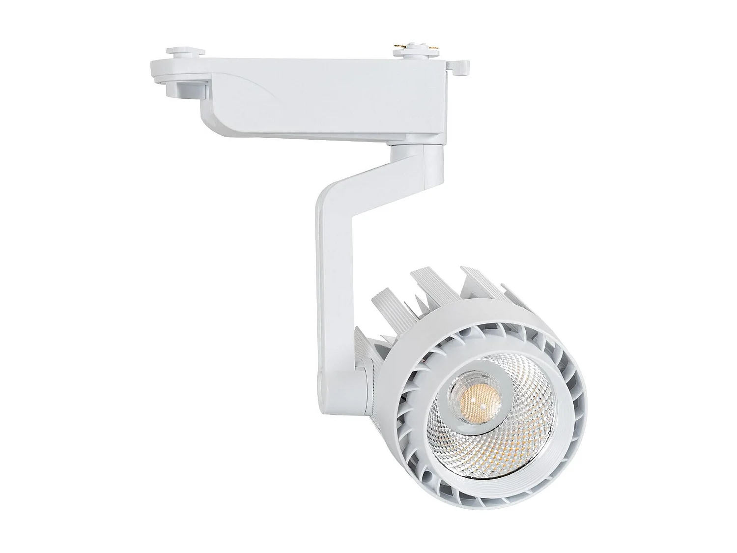 Spot LED sur Rail Monophasé 30W Dora Blanc 5000K Blanc froid