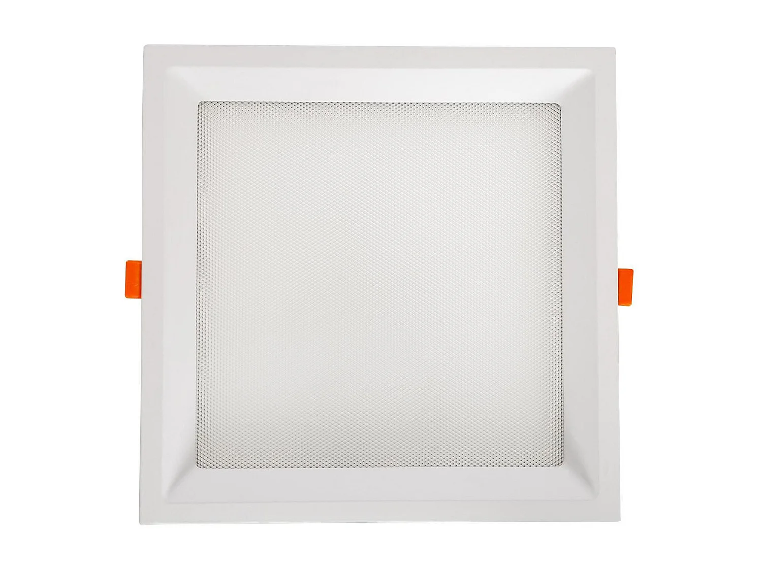 Dalle LED 20W Carrée CCT Sélectionnable Microprismatique  Coupe 200x200 mm No Flicker Sélectionnable (chaud-neutre-froid) 2700K - 4000K - 5000K