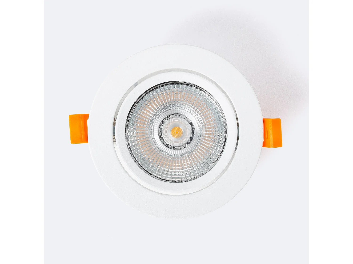 Spot Downlight LED 10W Rond COB CRI90 Slim Coupe Ø 90 mm No Flicker 4000K Blanc neutre