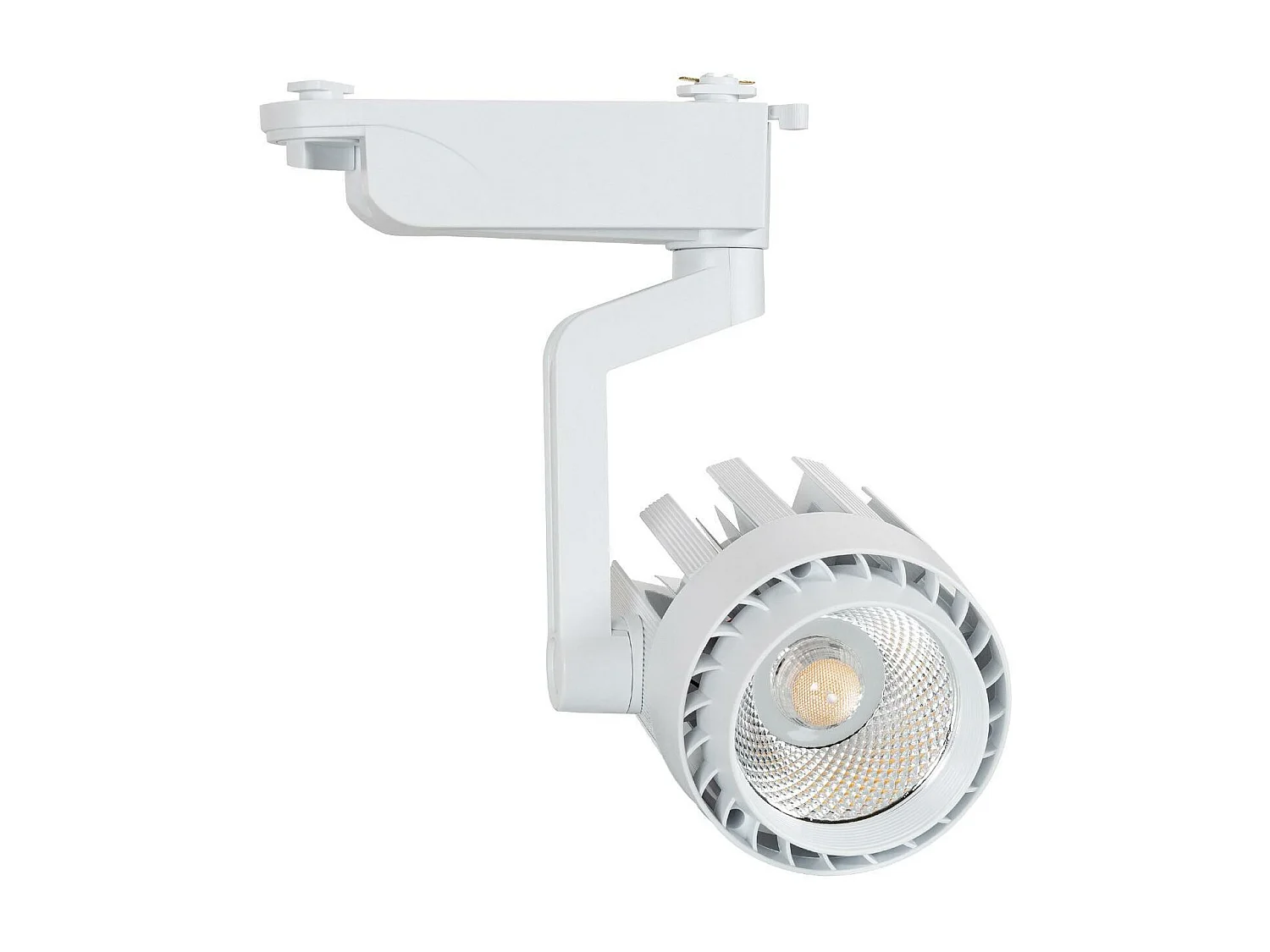 Spot LED sur Rail Monophasé 30W Dora Blanc 3000K Blanc chaud