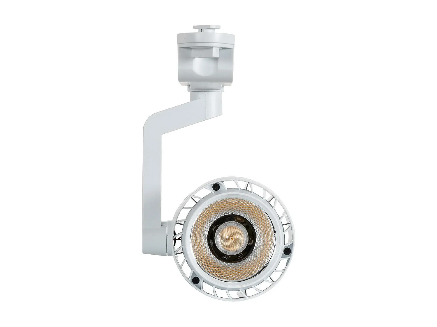 Spot LED sur Rail Monophasé 30W Dora Blanc 3000K Blanc chaud