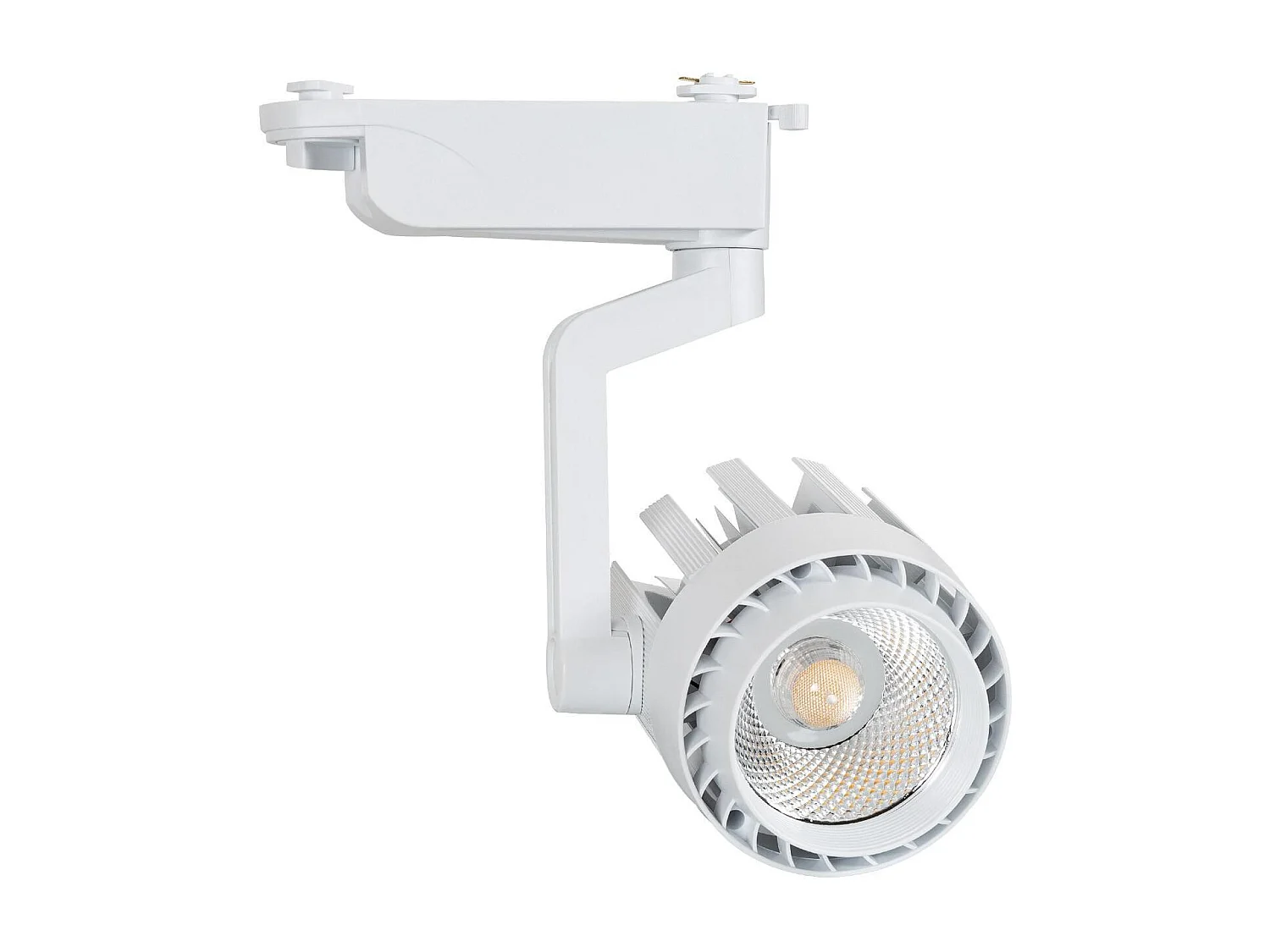 Spot LED sur Rail Monophasé 30W Dora Blanc 3000K Blanc chaud
