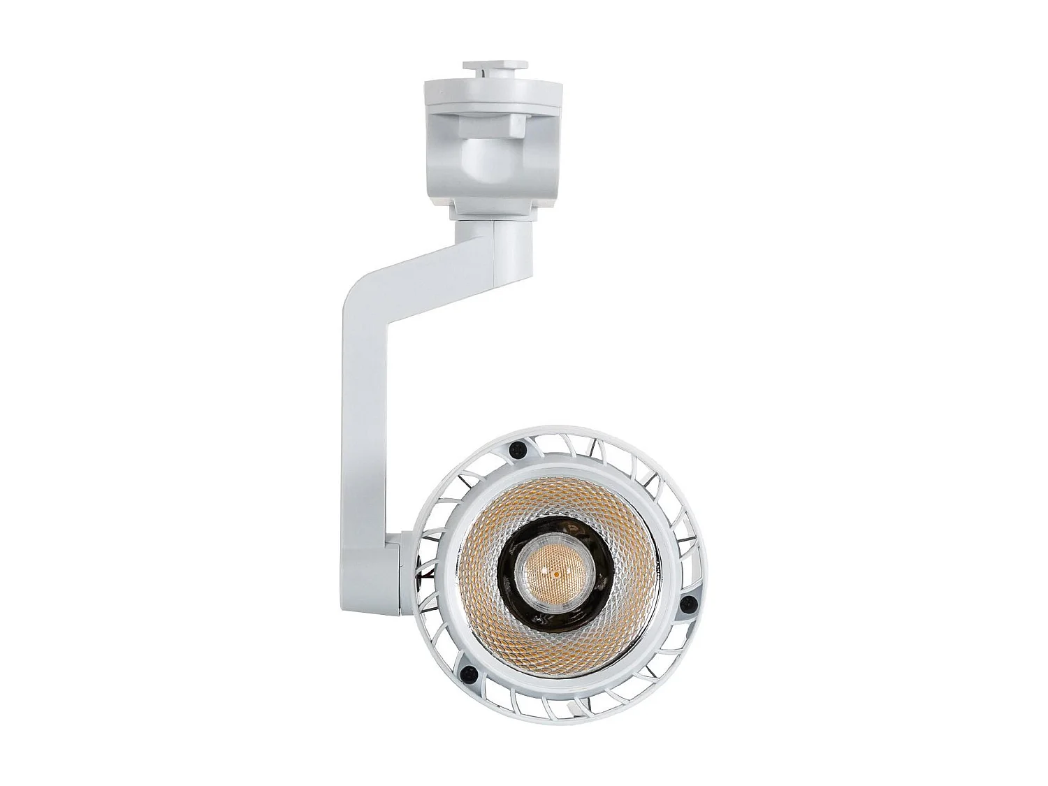 Spot LED sur Rail Monophasé 30W Dora Blanc 3000K Blanc chaud