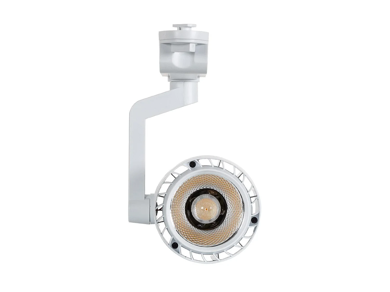 Spot LED sur Rail Monophasé 30W Dora Blanc 3000K Blanc chaud
