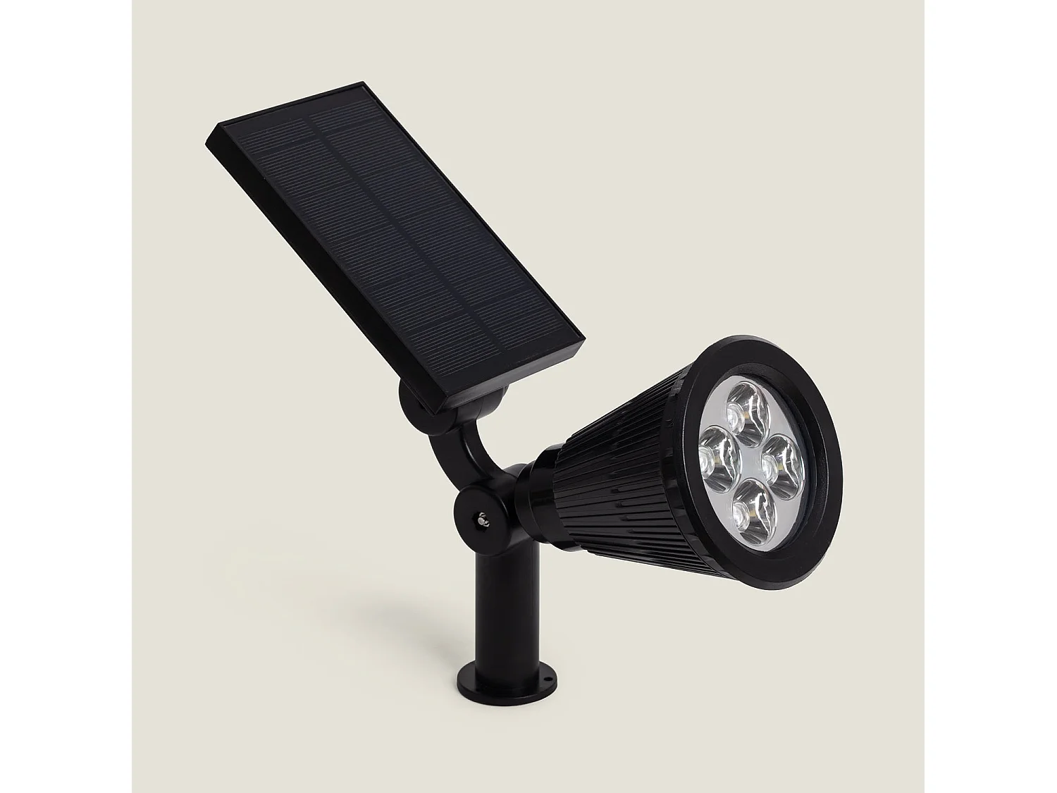 Faretto LED Solare Esterno Meillion con Picchetto 4000K Bianco Naturale