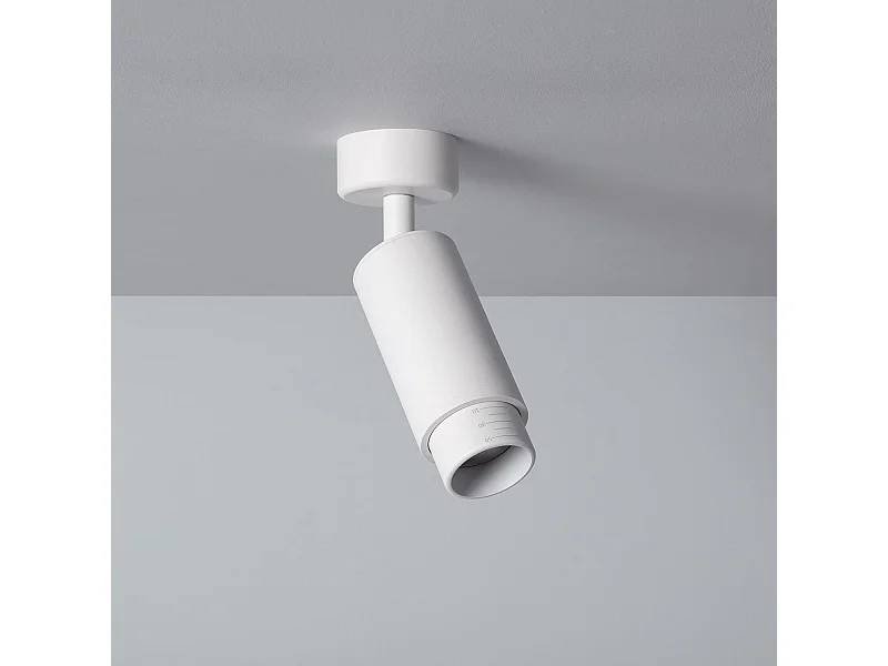 Spot à Douille en Saillie Ágata Multiangle 10-50º pour Ampoule GU10 Blanc