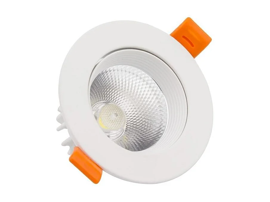 Spot Downlight LED 9W Rond COB CRI90 Coupe Ø 90 mm No Flicker 4000K Blanc neutre