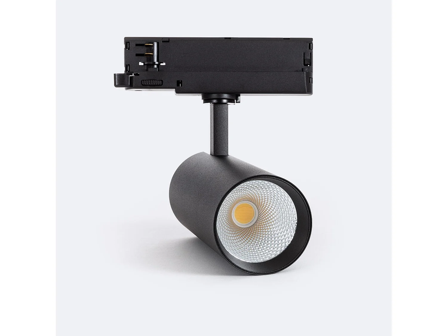Spot LED sur Rail Triphasé 30W Carlo Noir 5000K Blanc froid