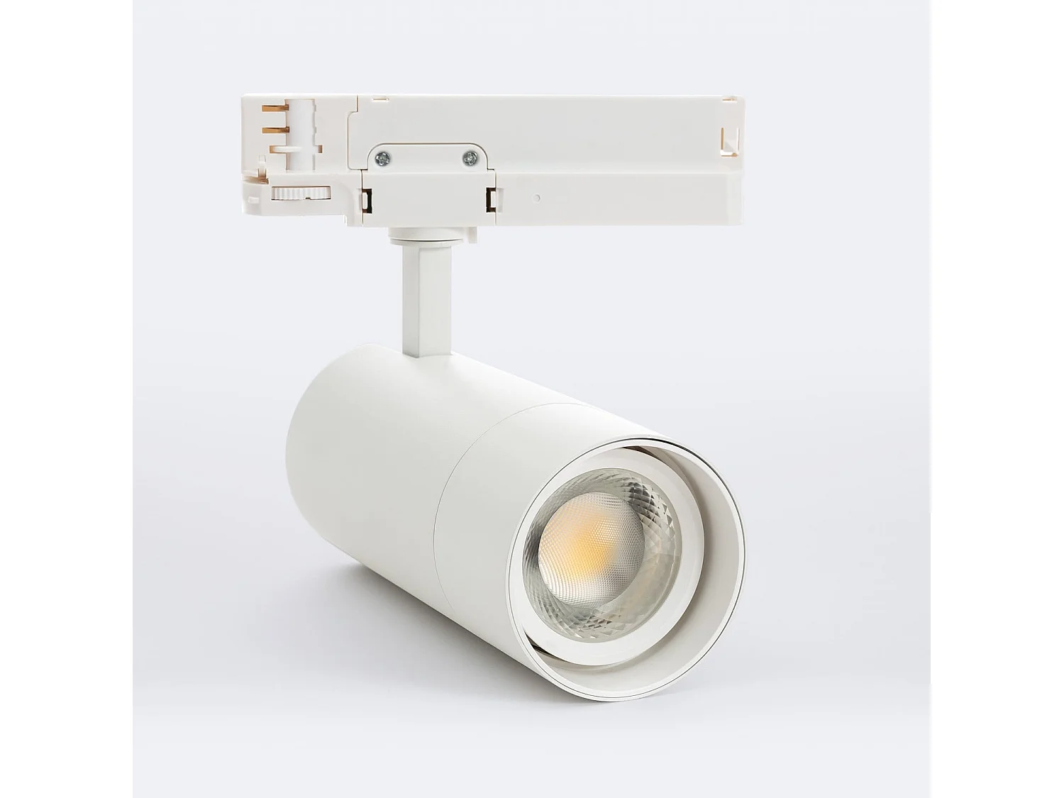 Spot LED sur Rail Triphasé 30W Wild CCT Sélectionnable Dimmable Multiangle 24-60º Noir