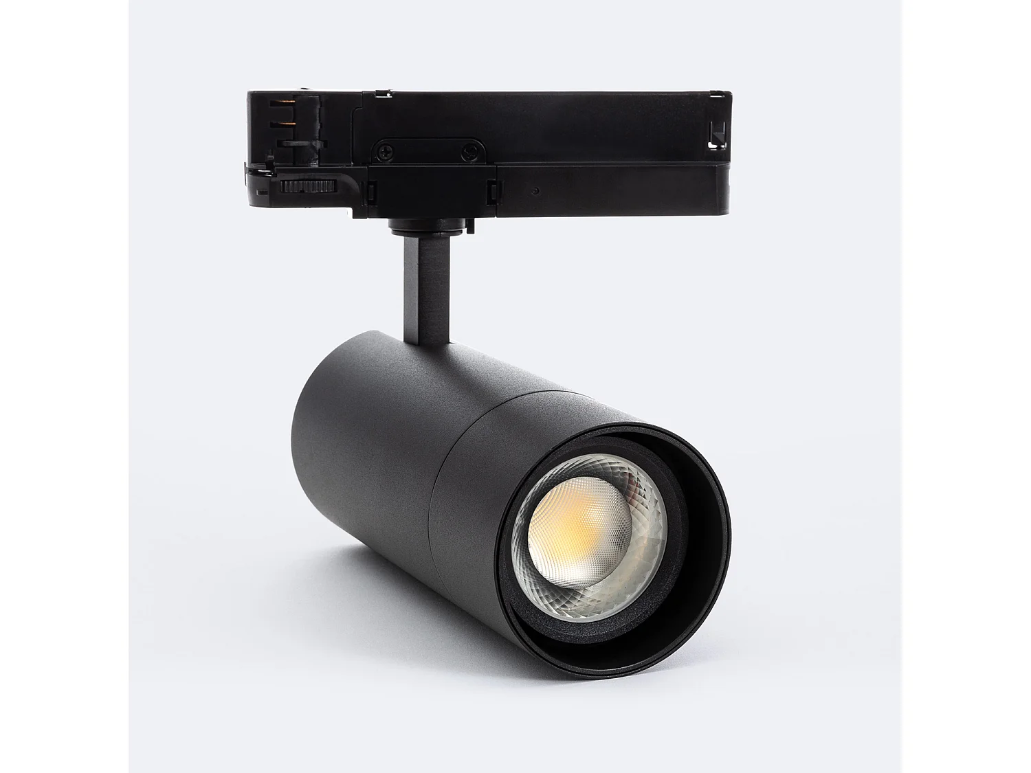 Spot LED sur Rail Triphasé 30W Wild CCT Sélectionnable Dimmable Multiangle 24-60º Noir