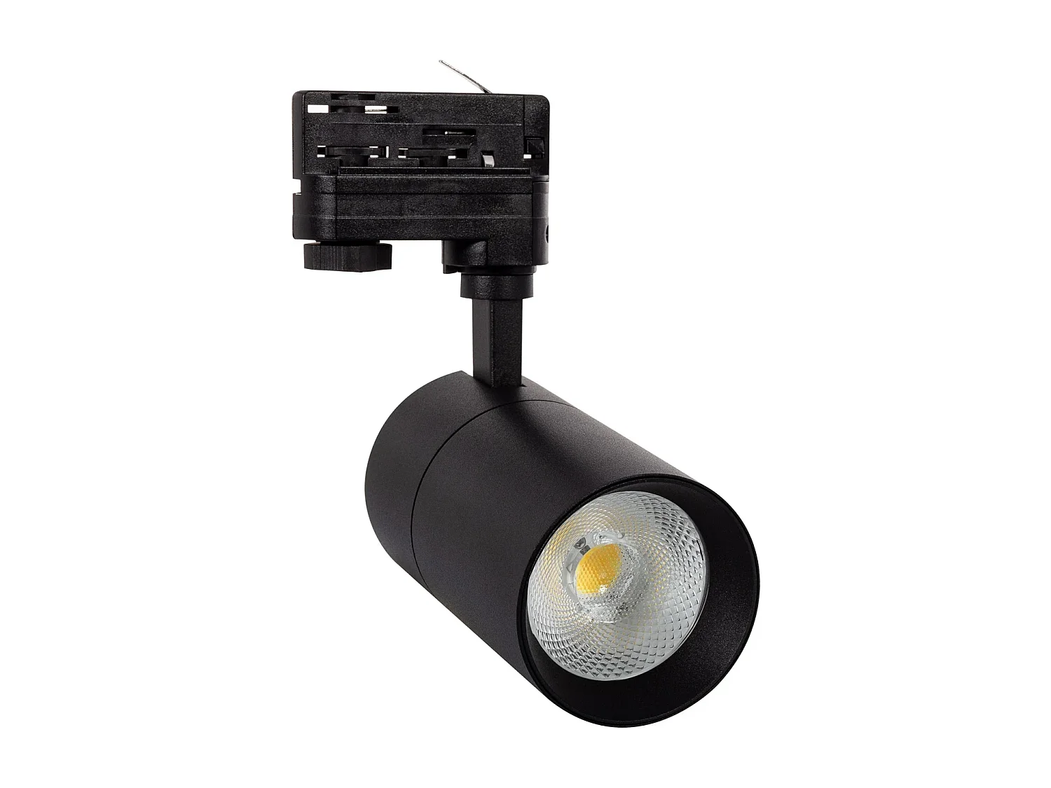 Spot LED sur Rail Triphasé 30W Dimmable Mallet CCT Sélectionnable Noir