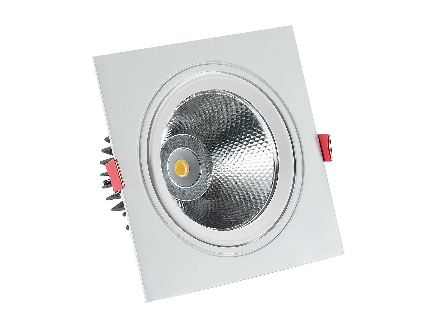 Downlight LED 15W Quadrato Madison Foro Ø 115mm 4000K Bianco Naturale