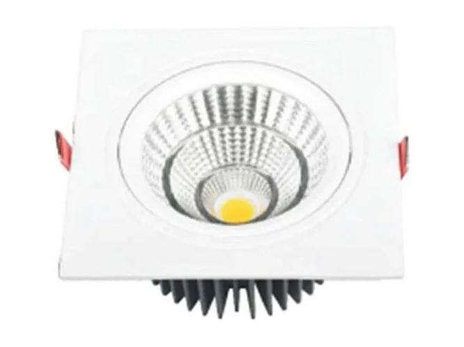 Downlight LED 15W Quadrato Madison Foro Ø 115mm 4000K Bianco Naturale