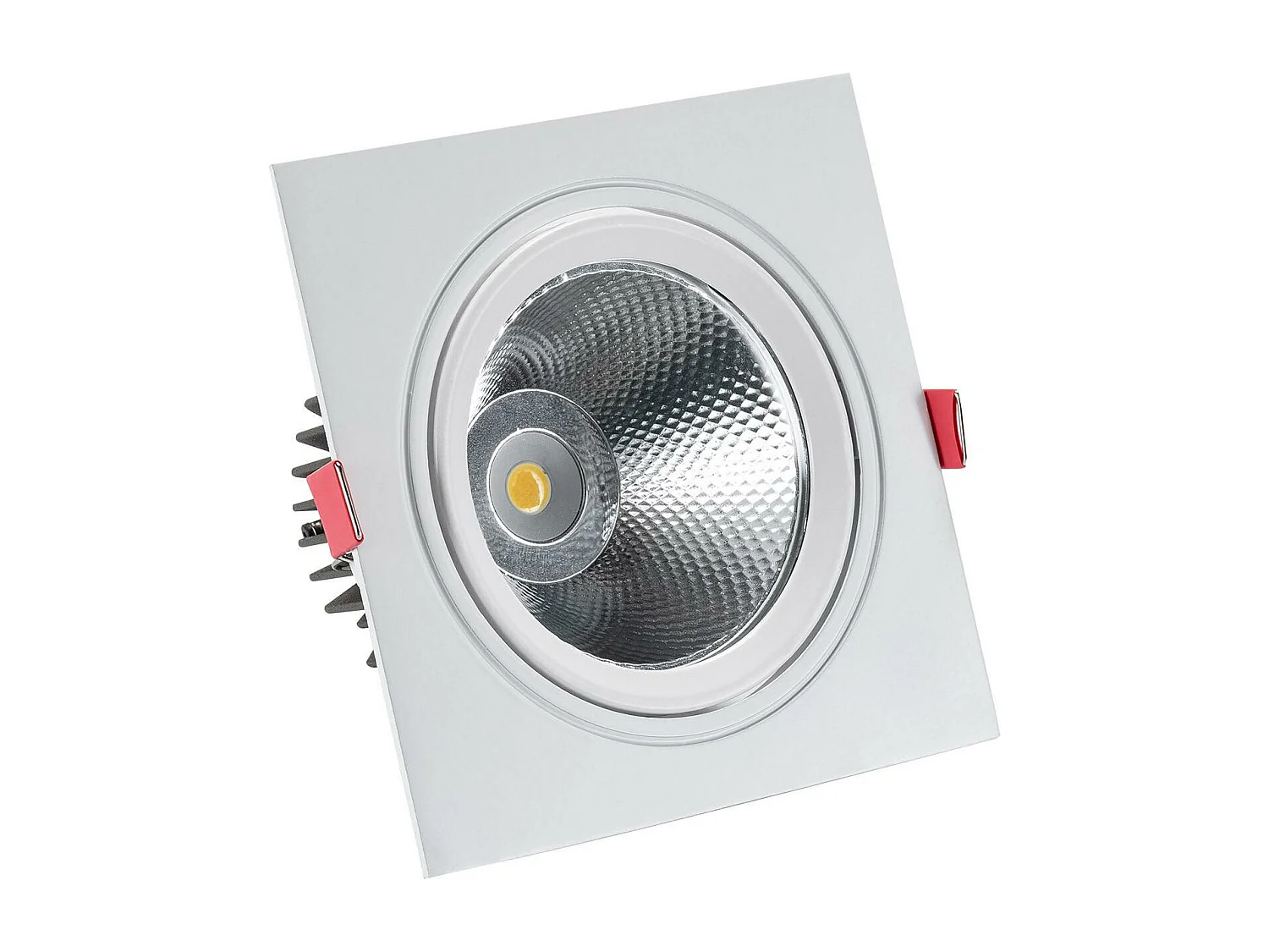 Spot Downlight LED 15W Carré Madison Coupe Ø 95 mm 4000K Blanc neutre