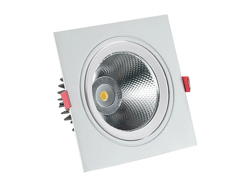Spot Downlight LED 15W Carré Madison Coupe Ø 95 mm 4000K Blanc neutre