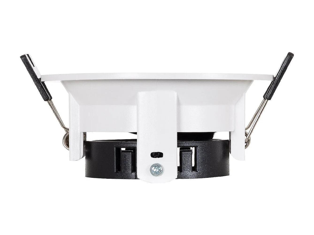 Foco Downlight Cónico GU10 6W Corte Ø 75 mm PC Reflect No Flicker 4000K Negro Blanco Neutro