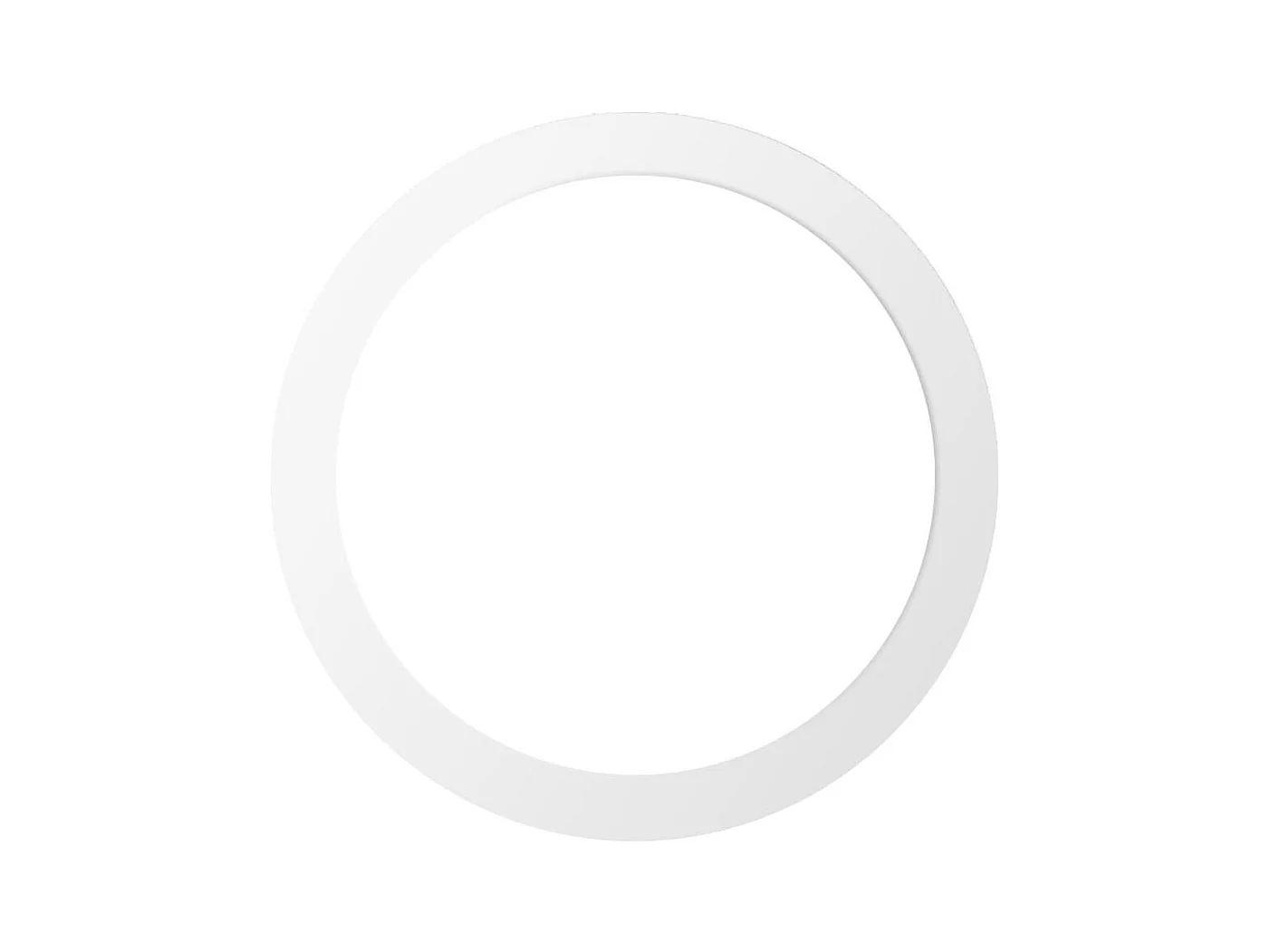 Anneau Recouvrement d'espace pour Downlight Ø206-255mm  Blanc