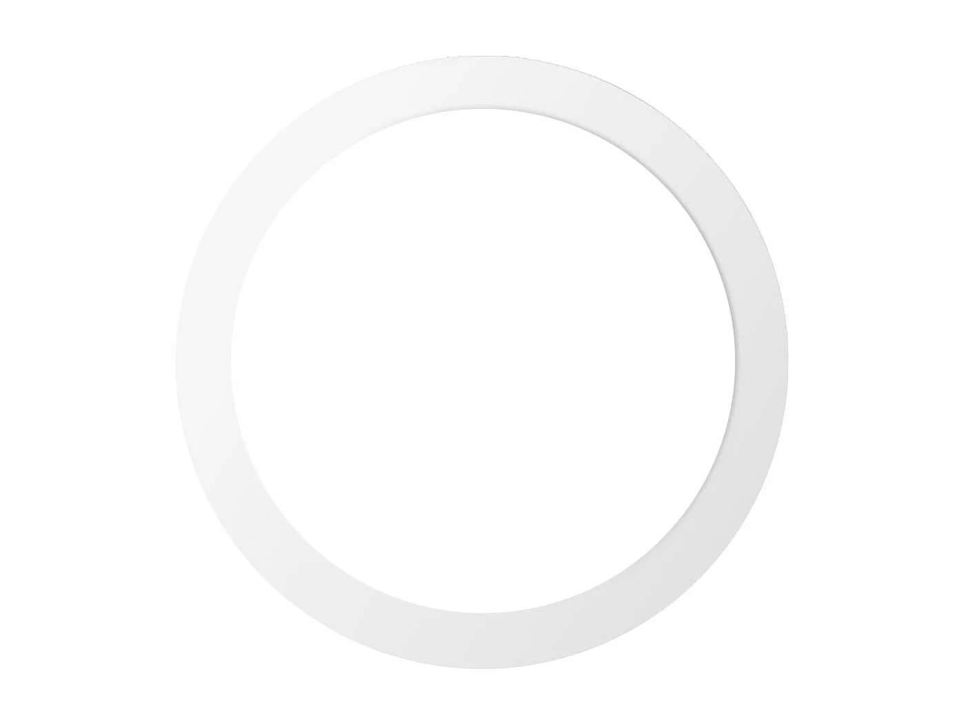 Aro Supletorio Cubre Hueco para Downlight Ø206-255mm Blanco