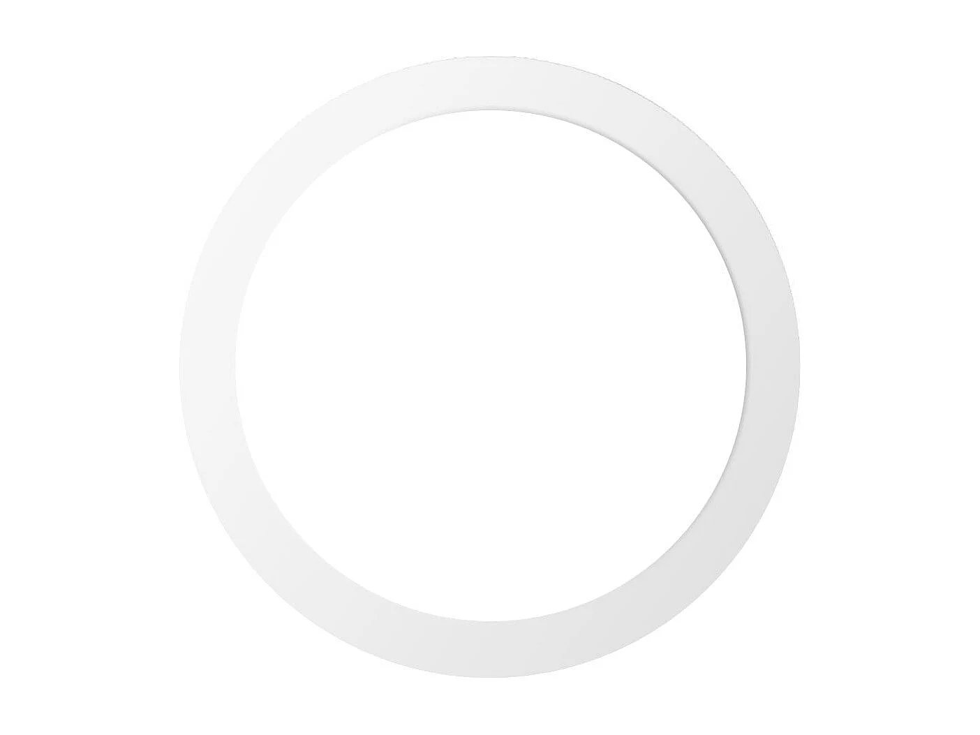 Aro Supletorio Cubre Hueco para Downlight Ø206-255mm Blanco