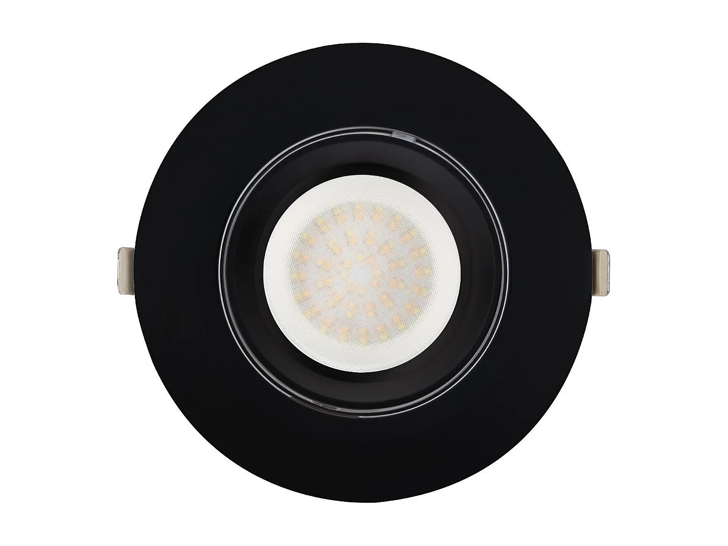 Downlight LED 38W Rond Orientable  120lm/W LIFUD Coupe Ø 170 mm Noir Blanc Neutre No Flicker 4000K