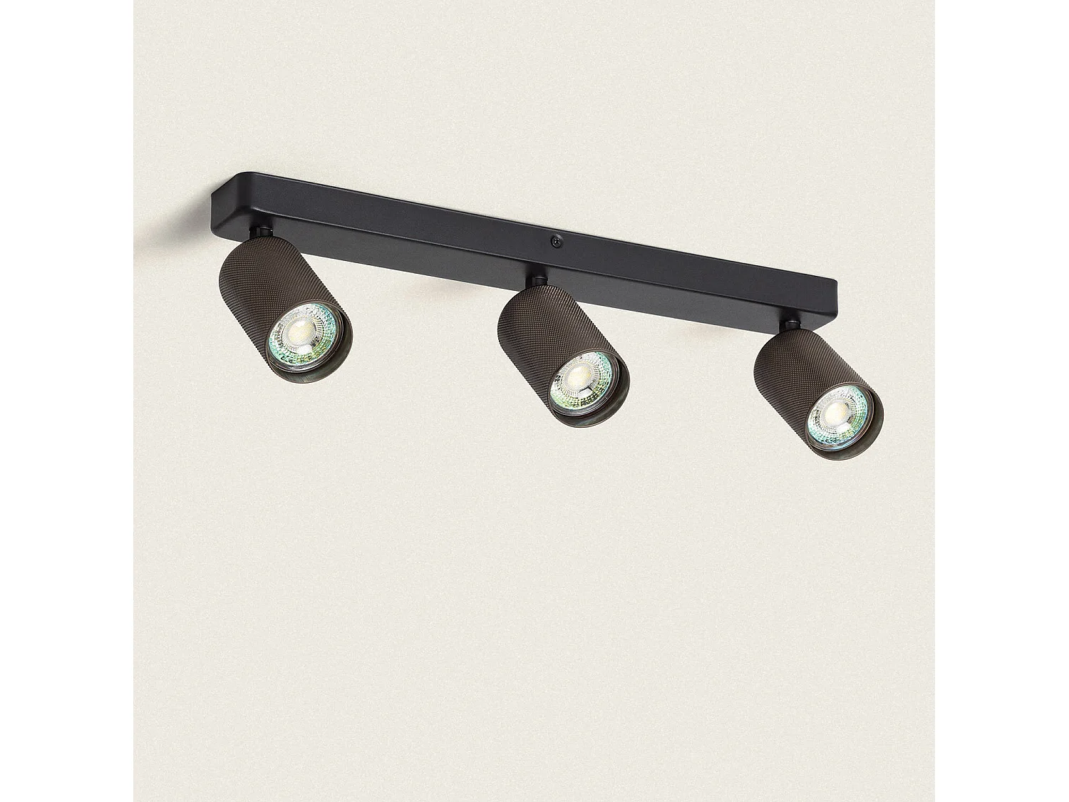 Applique Murale Aluminium Breixo 3 Spots  Doré