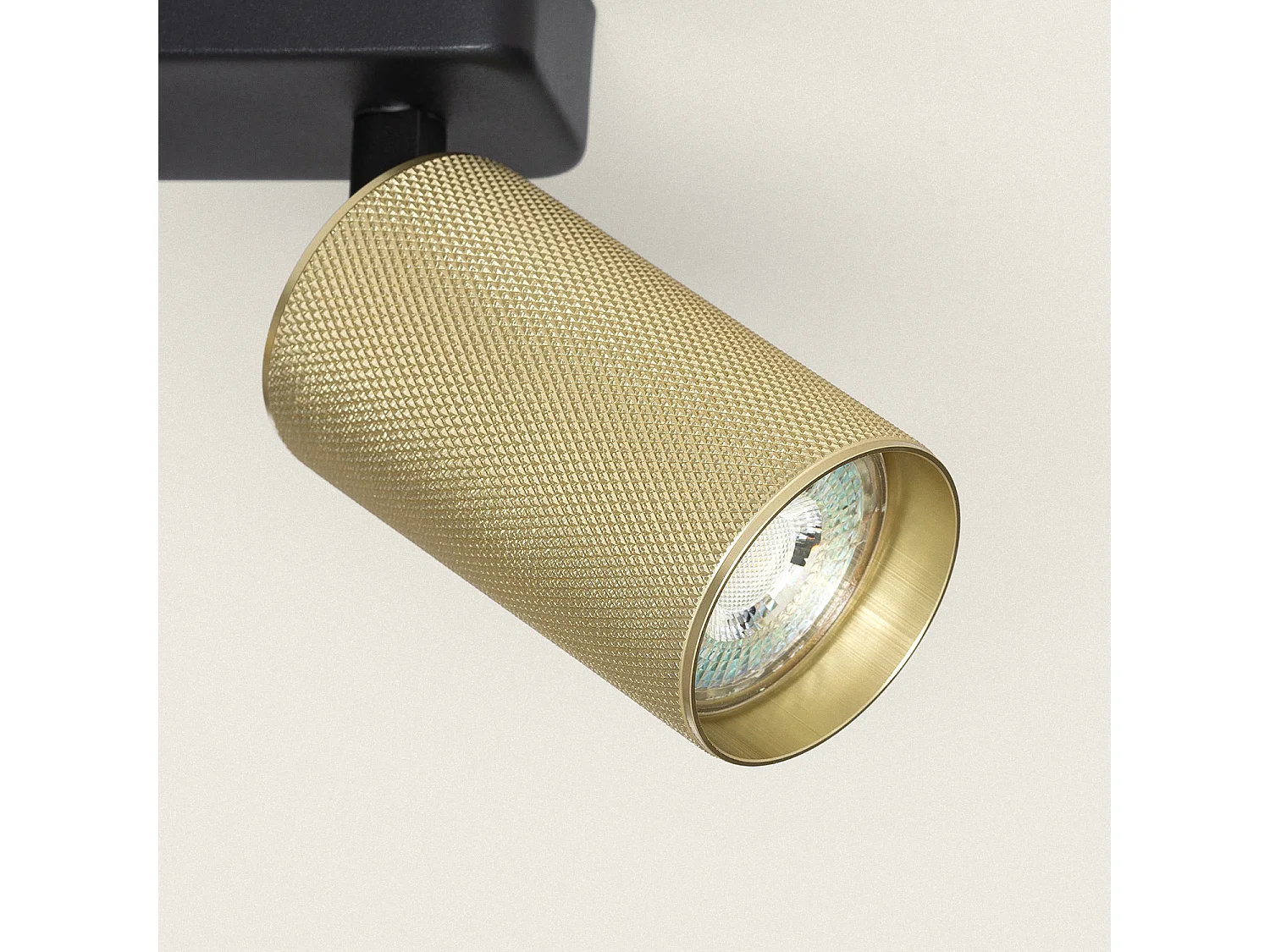 Aplique de Techo Aluminio Breixo 3 Focos Dorado