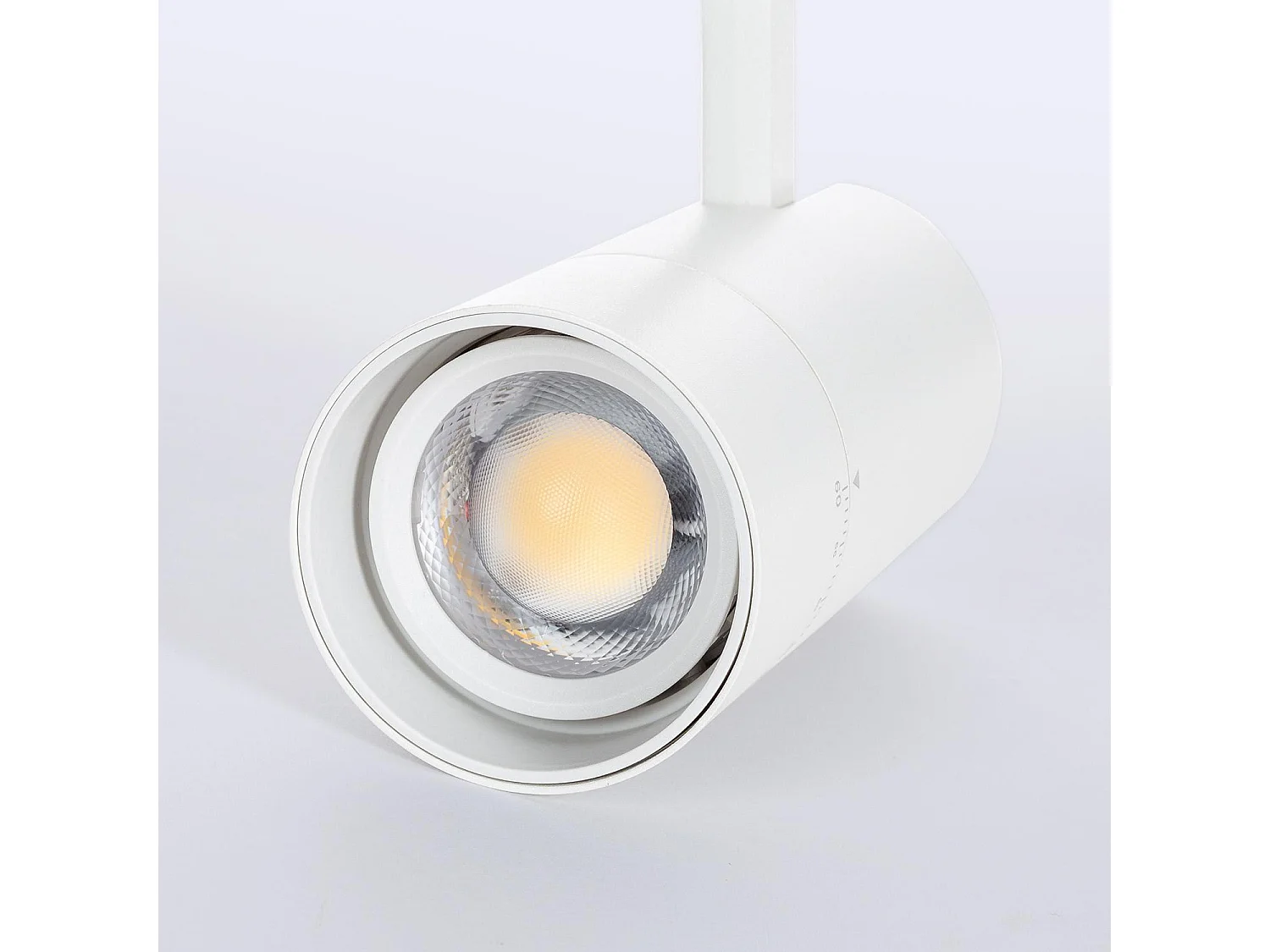 Spot LED sur Rail Triphasé 20W Wild CCT Sélectionnable Multi-Angle 24-60º Blanc