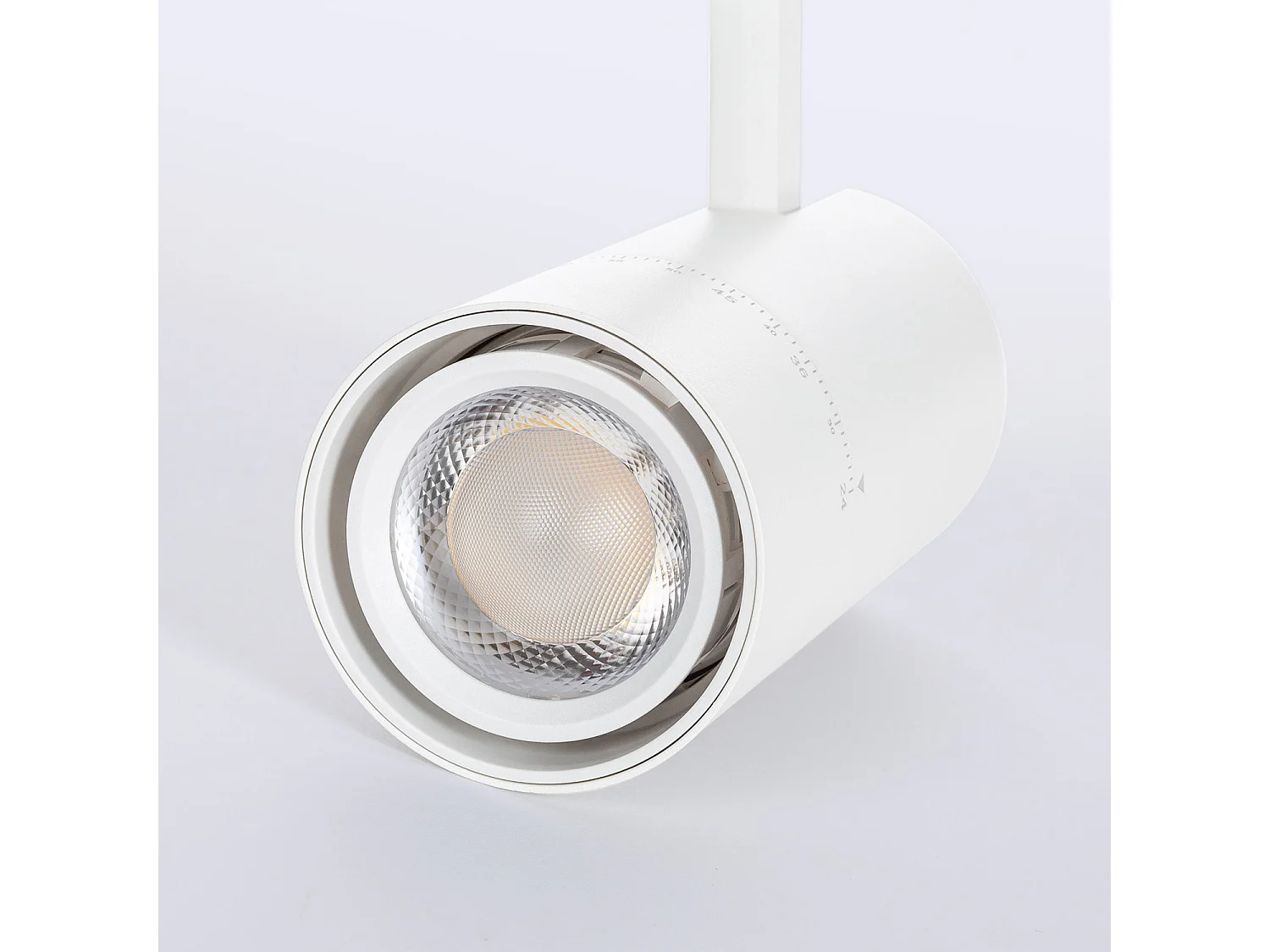 Spot LED sur Rail Triphasé 20W Wild CCT Sélectionnable Multi-Angle 24-60º Blanc