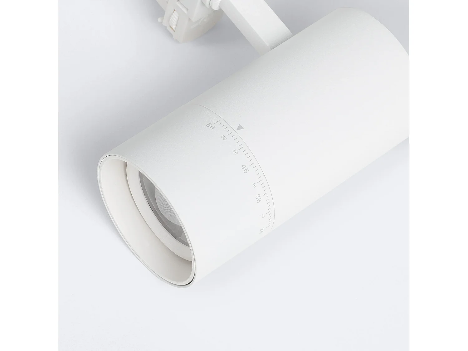 Spot LED sur Rail Triphasé 20W Wild CCT Sélectionnable Multi-Angle 24-60º Blanc