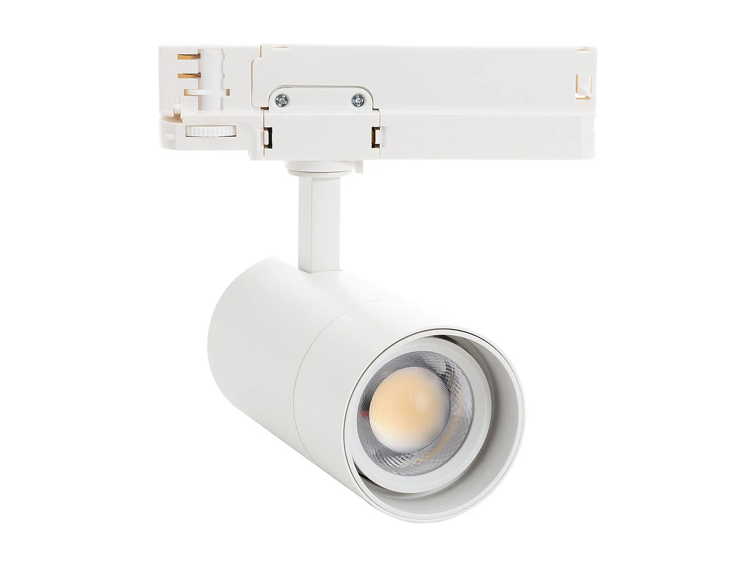 Spot LED sur Rail Triphasé 20W Wild CCT Sélectionnable Multi-Angle 24-60º Blanc