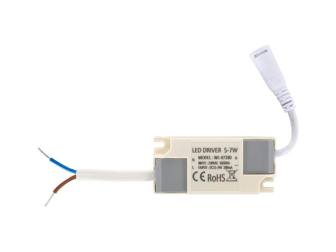 Foco Downlight LED 7W Circular COB CRI90 Corte Ø 70 mm Silver No Flicker 4000K Blanco Neutro