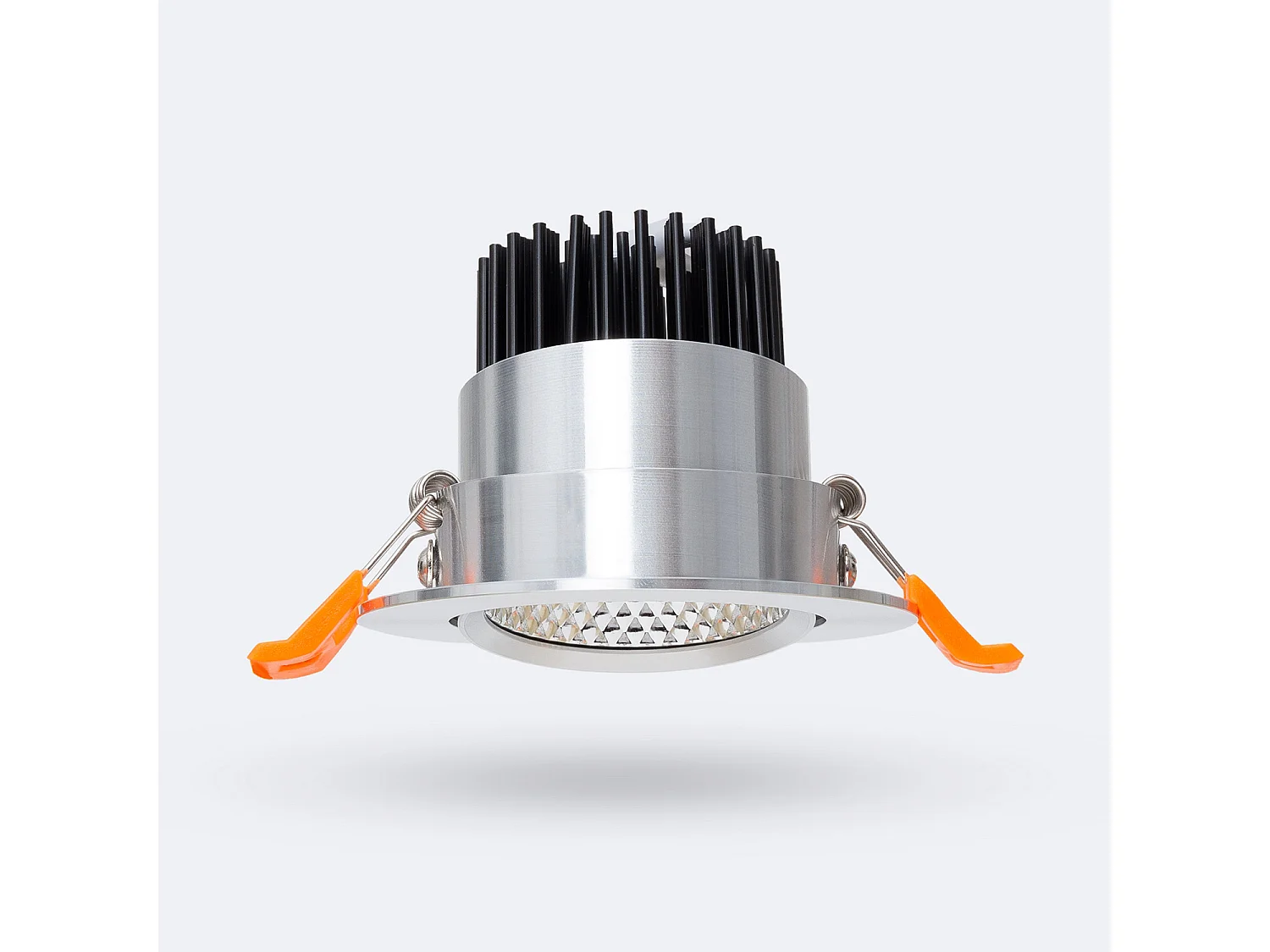 Spot Downlight LED 7W Rond COB CRI90 Coupe Ø 70 mm Argentée No Flicker 4000K Blanc neutre