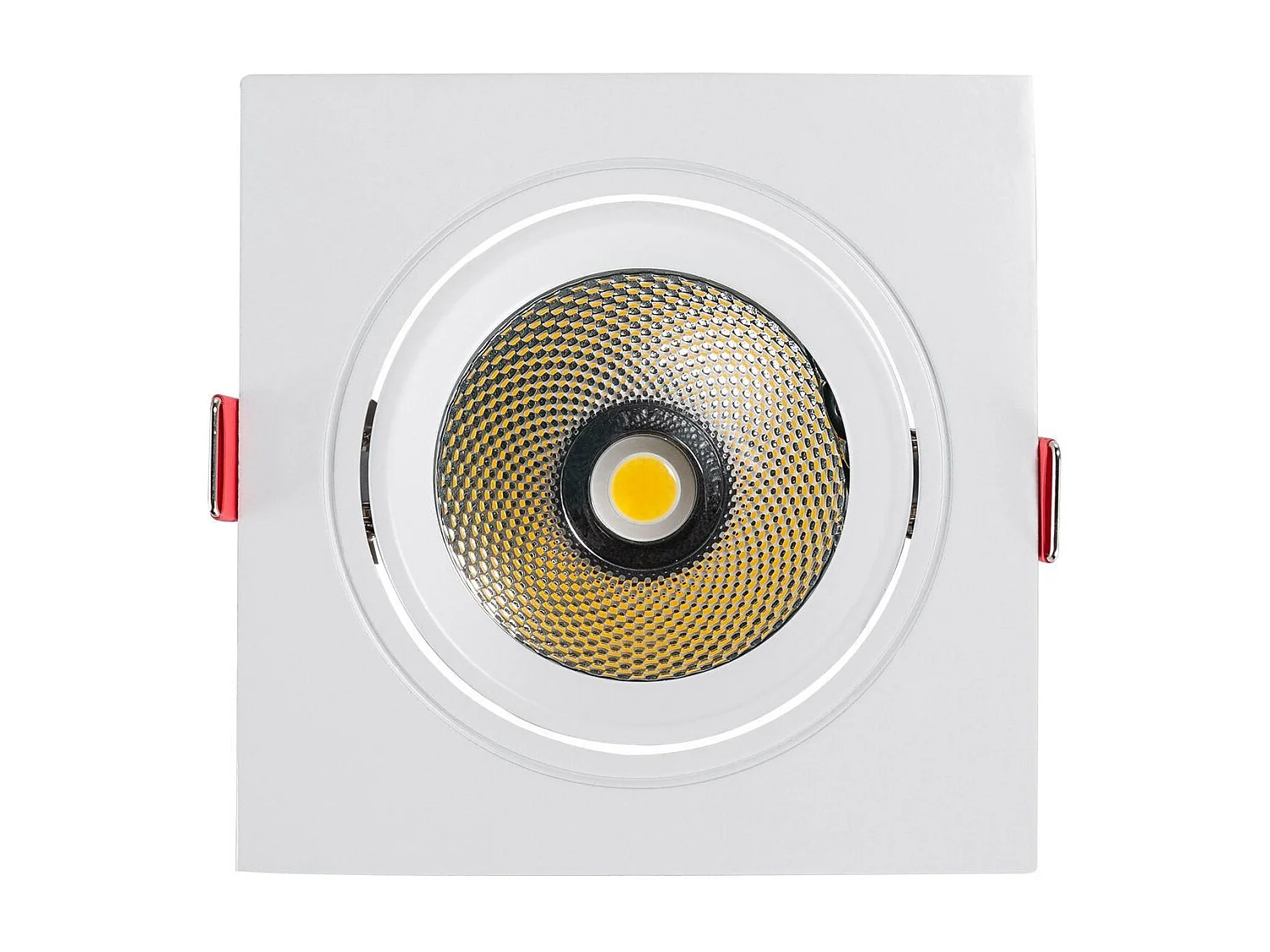 Spot Downlight LED 10W Carré Madison Coupe Ø 95 mm 3000K Blanc chaud