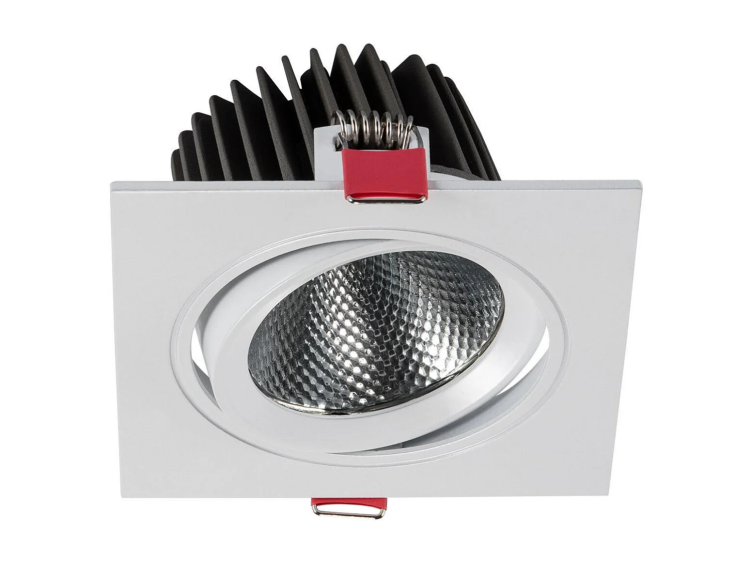 Spot Downlight LED 10W Carré Madison Coupe Ø 95 mm 3000K Blanc chaud
