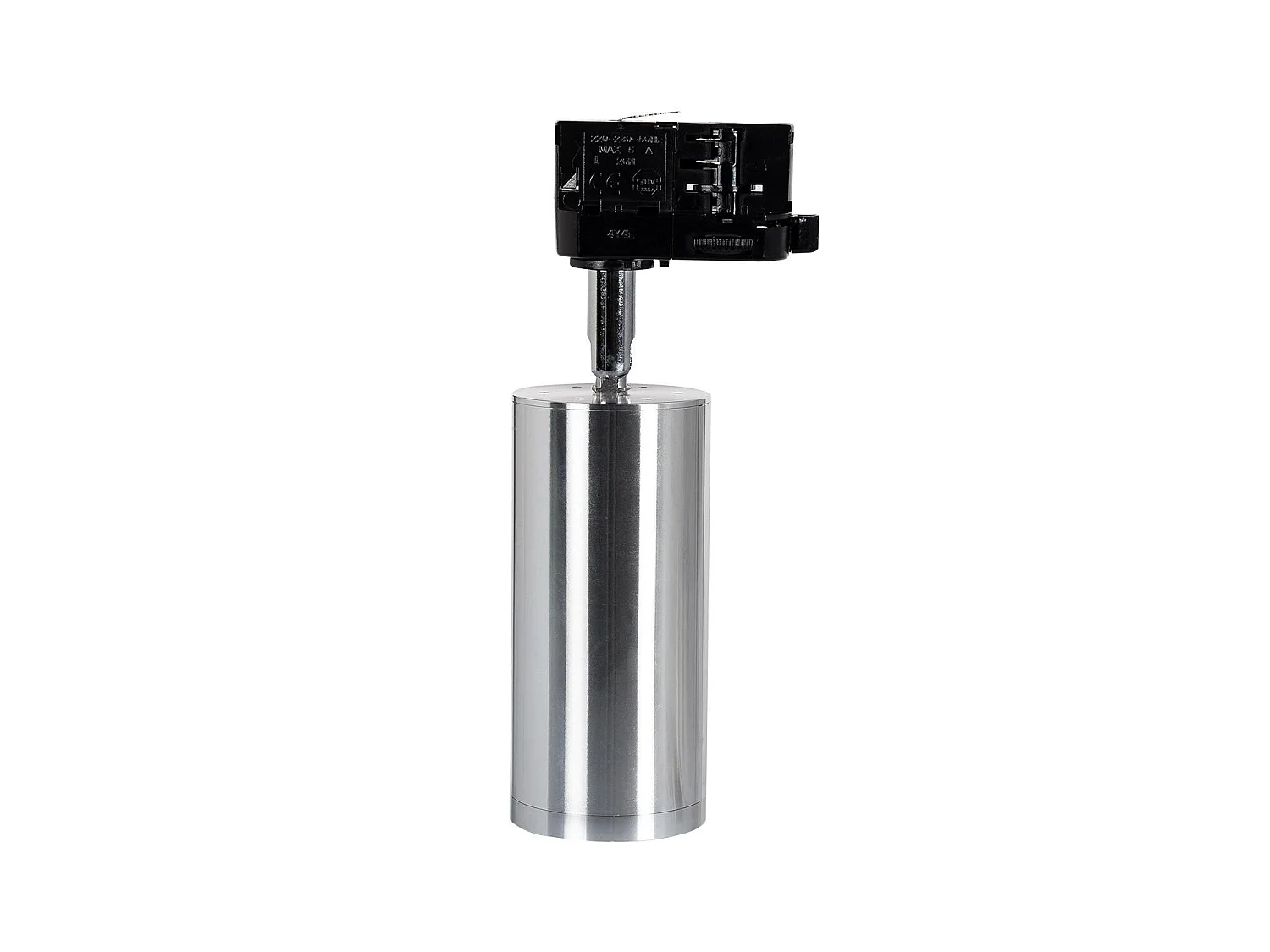 Spot à Douille sur Rail Triphasé Quartz pour Ampoule GU10 Argent