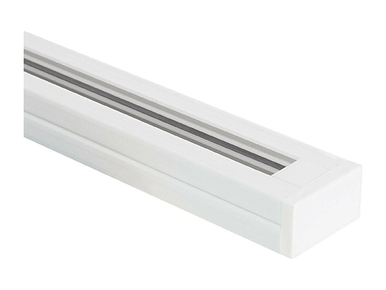 Rail Monophasé PC 2 Mètres pour Spots LED  Noir