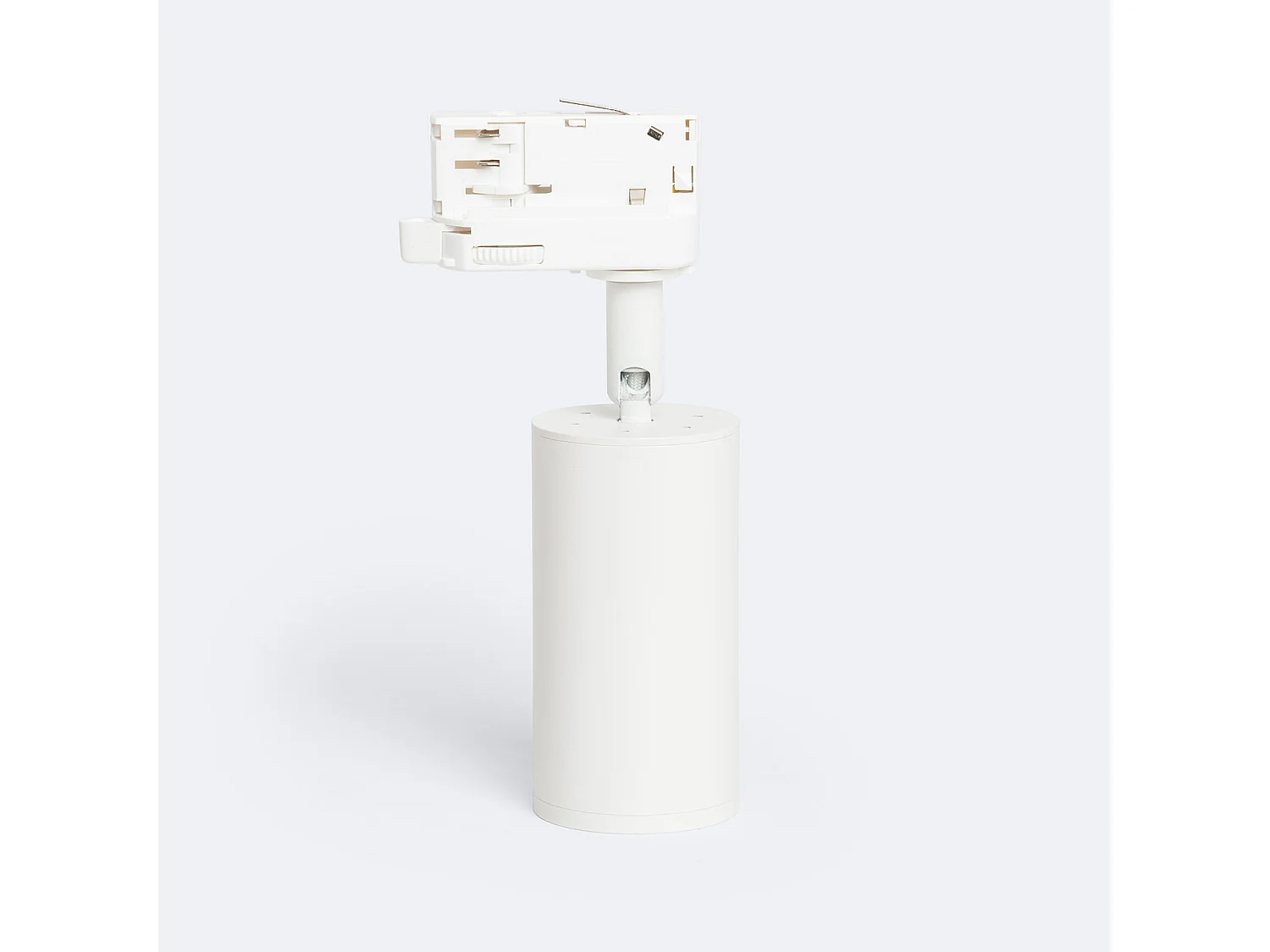 Spot à Douille sur Rail Triphasé Ágata Multiangle 10-50º pour Ampoule GU10 Blanc