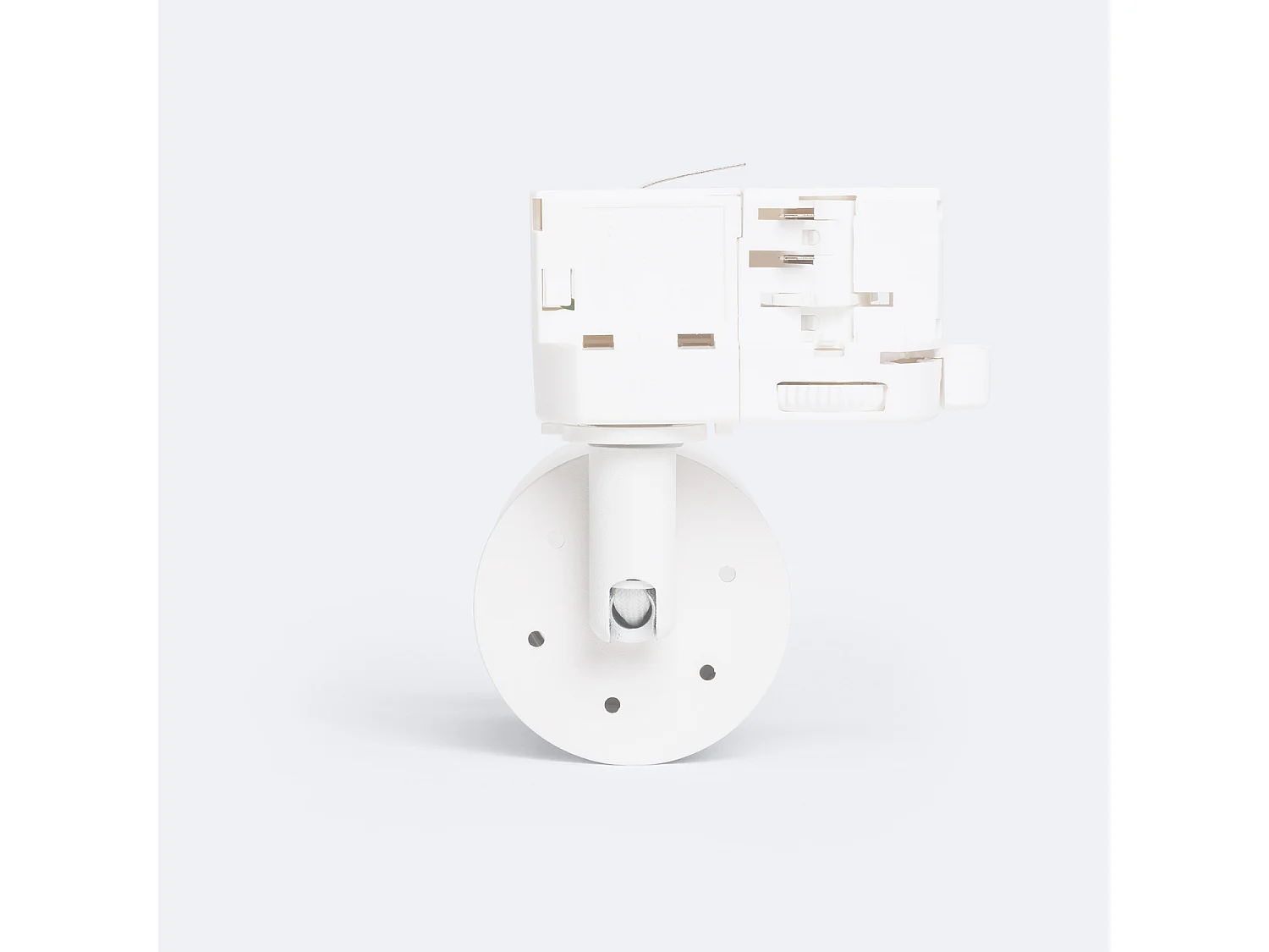 Spot à Douille sur Rail Triphasé Ágata Multiangle 10-50º pour Ampoule GU10 Blanc