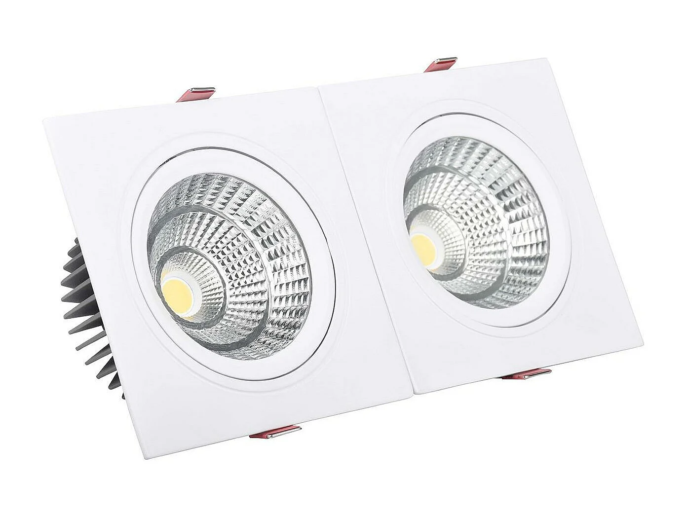 Spot Downlight LED 30W Rectangulaire Madison Coupe 260x120 mm 4000K Blanc neutre