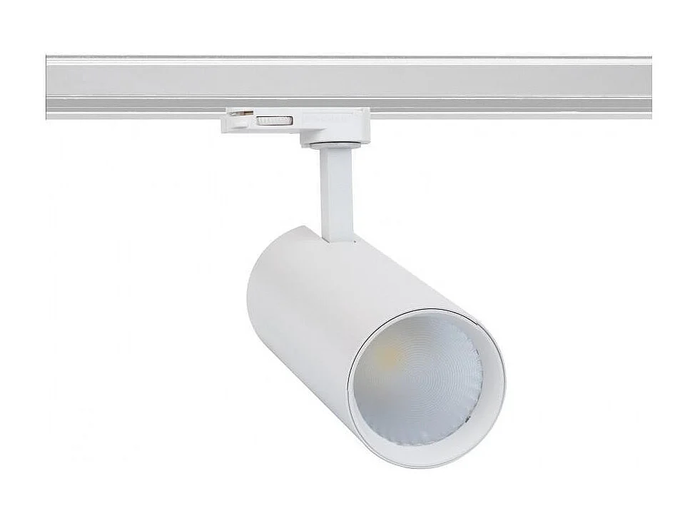 Spot LED sur Rail Triphasé 30W Bertha  Blanc 6000K Blanc froid