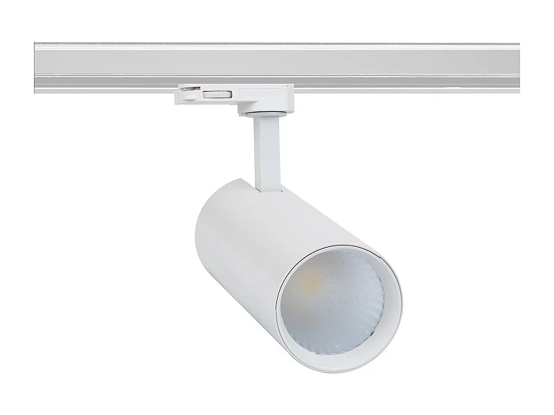 Spot LED sur Rail Triphasé 30W Bertha  Blanc 6000K Blanc froid