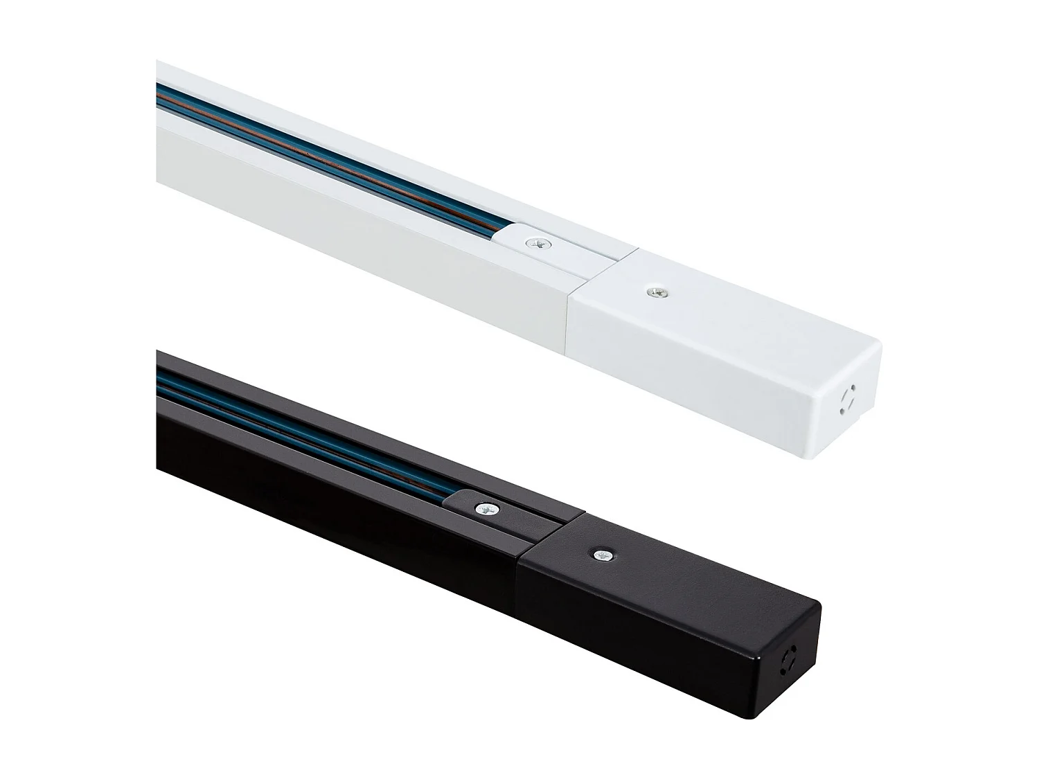 Rail Monophasé UltraPower 1 Mètre pour Spots LED  Noir