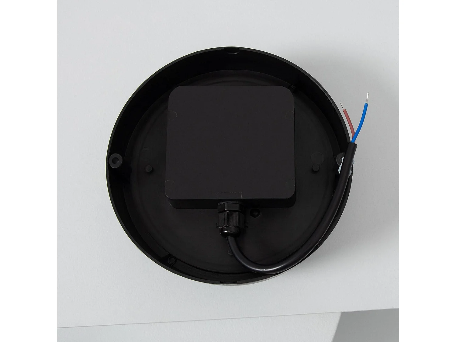 Plafoniera LED 15W Circolare per Esterni Ø140 mm IP65 Hublot Black 4000K Bianco Naturale