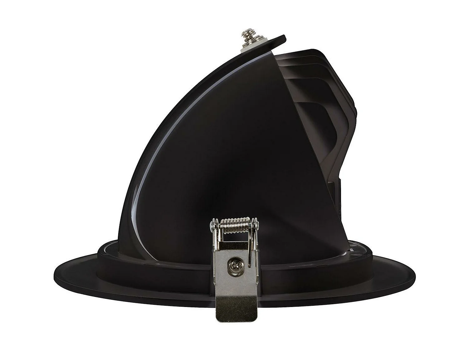 Downlight LED 48W Rond Orientable  CCT 120 lm/W LIFUD Coupe Ø 175 mm Noir Sélectionnable (chaud-neutre-froid) No Flicker