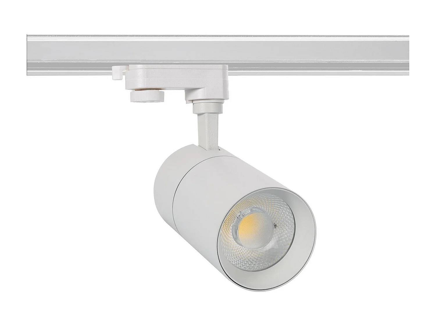 Spot LED sur Rail Triphasé 20W Mallet Dimmable Blanc  3000K Blanc chaud