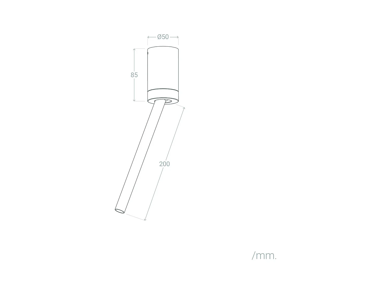 Plafonnier LED Aluminium Arwen 4W Blanc
