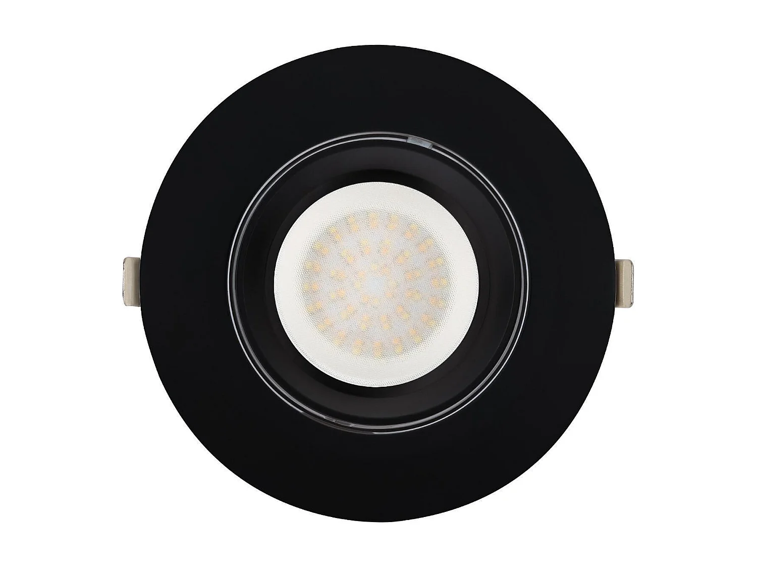 Downlight LED 38W Rond Orientable  120lm/W LIFUD Coupe Ø 170 mm Noir Blanc Chaud No Flicker 3000K