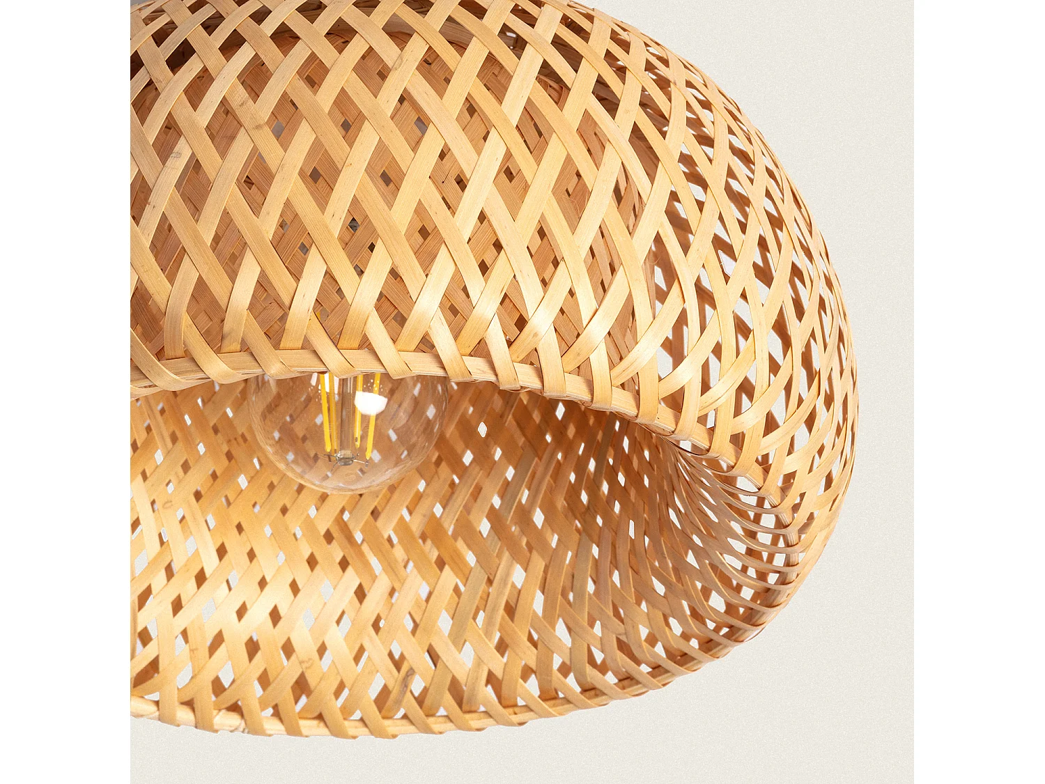 Lámpara de Techo Bambú Kea Natural