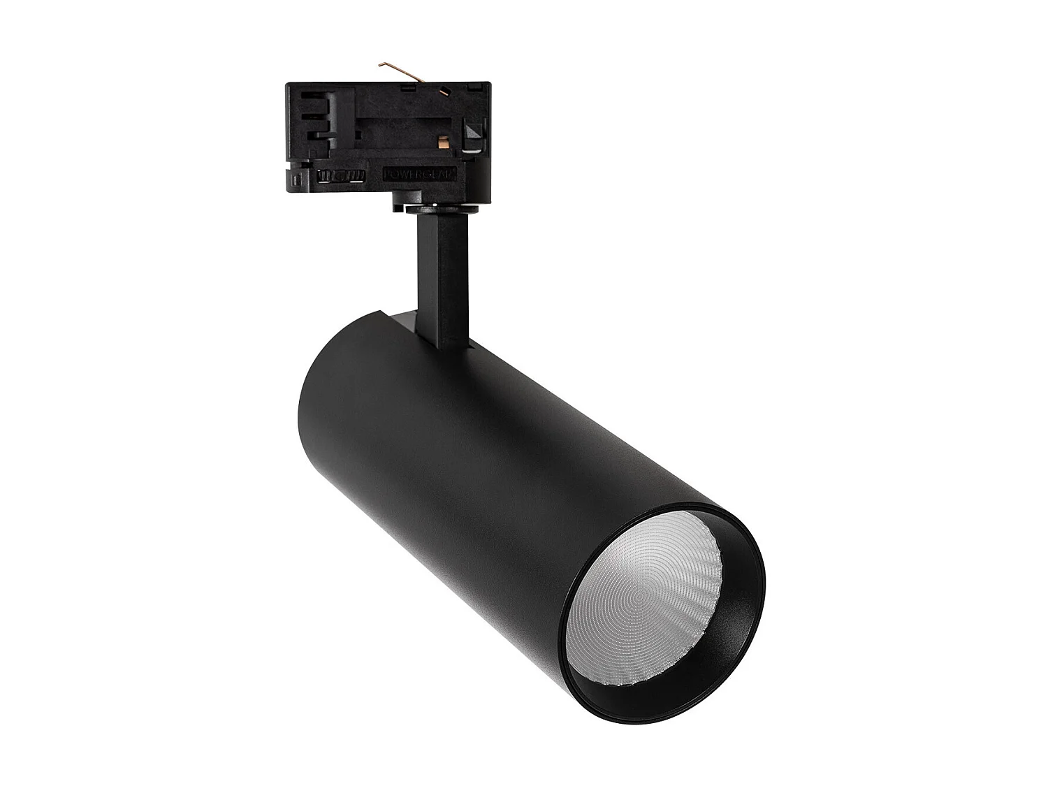 Spot LED sur Rail Triphasé 30W Bertha  Noir 6000K Blanc froid